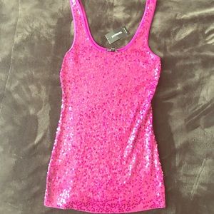 Express Sequin Tank